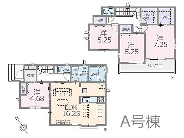 ◆A号棟◆~Floor plan~ 図面と異なる場合は現況を優先致します。