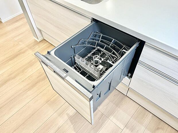 【食洗機】◆1号棟◆面倒なお片づけは食洗機にお任せ!家事の負担が減って、時間にも気持ちにもゆとりができます。