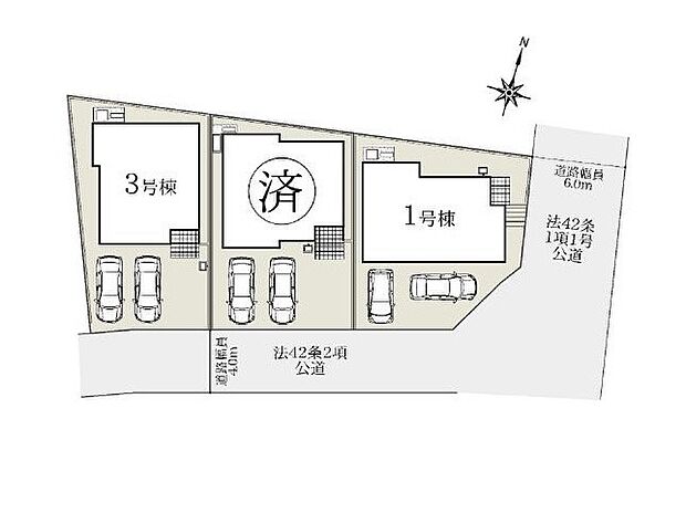 【区画図】～Plot　map～  図面と異なる場合は現況を優先致します。