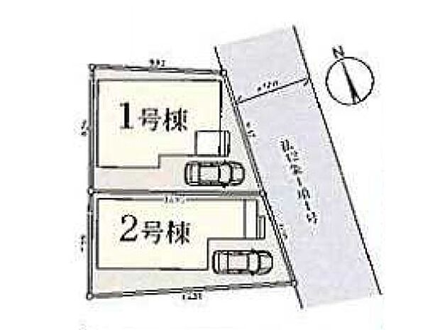 【区画図】～Plot　map～  図面と異なる場合は現況を優先致します。