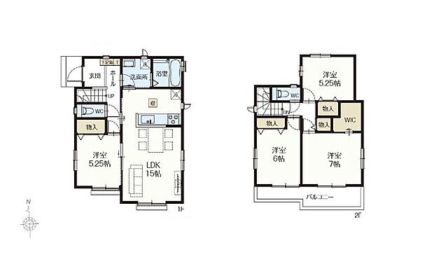【4LDK】◆A号棟◆~Floor plan~図面と異なる場合は現況を優先