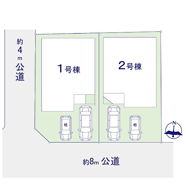 【区画図】~Plot map~ 図面と異なる場合は現況を優先