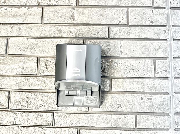 【その他現地】EV充電用屋外コンセント 。