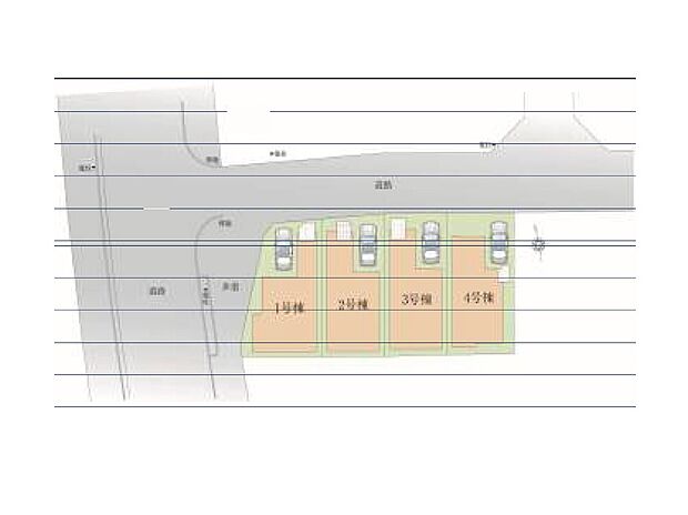 【区画図】~Plot map~図面と異なる場合は現況を優先