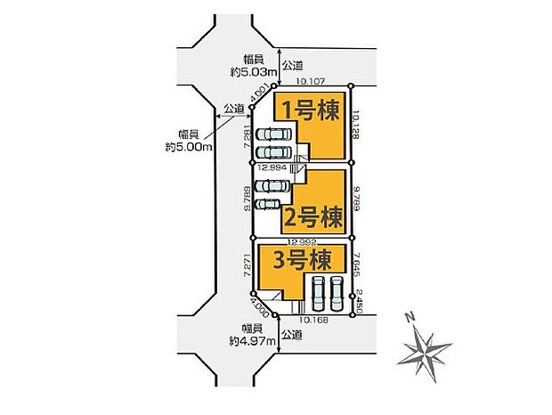 【区画図】~Plot map~図面と異なる場合は現況を優先