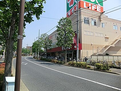 ライフ鹿骨店 400m