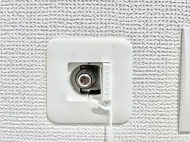 【冷暖房・空調設備(ガスコンセント)】洗面所にガスコンセントを設置!ガス式の衣類乾燥機が使用できますね