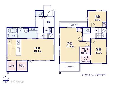 ◆1号棟◆～Floor plan～　図面と異なる場合は現況を優先 