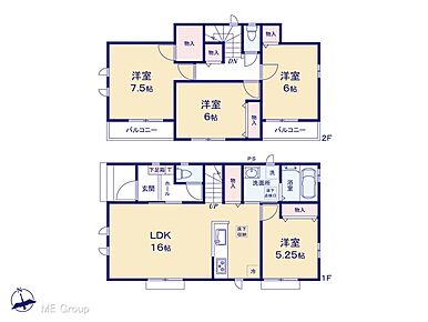 ◆B号棟◆～Floor plan～　図面と異なる場合は現況を優先 