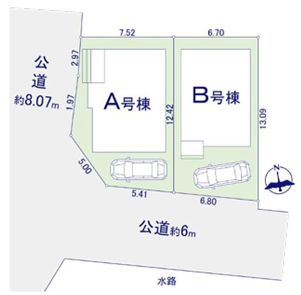 解放感ある角地！
南向きで陽光をタップリ取り込めるので、洗濯物も早く乾きますね☆
前面道路が広く、駐車も安心です！