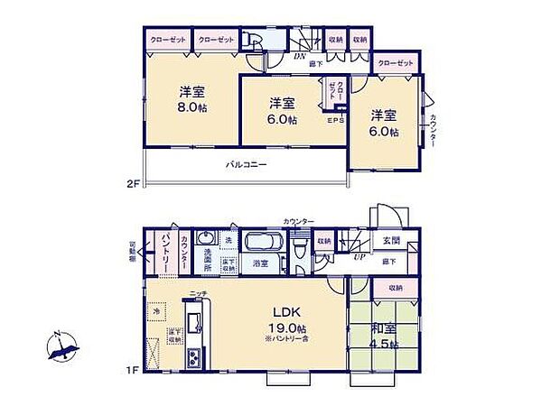 (1号棟)、価格4080万円、4LDK、土地面積142.1m2、建物面積103.62m2