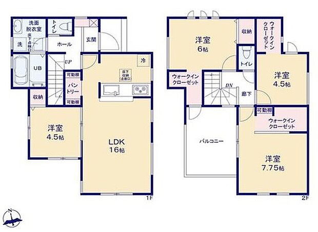 (3号棟)、価格3280万円、4LDK、土地面積143.47m2、建物面積 95.58m2