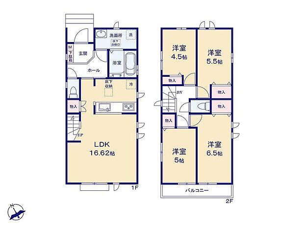 (B号棟)、価格3490万円、4LDK、土地面積114.06m2、建物面積89.42m2