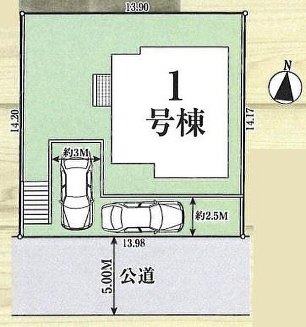 南向きの明るいお住まい!
広いお庭では家庭菜園やお子様のプールも楽しめそうですね♪
駐車スペースも2台分完備☆