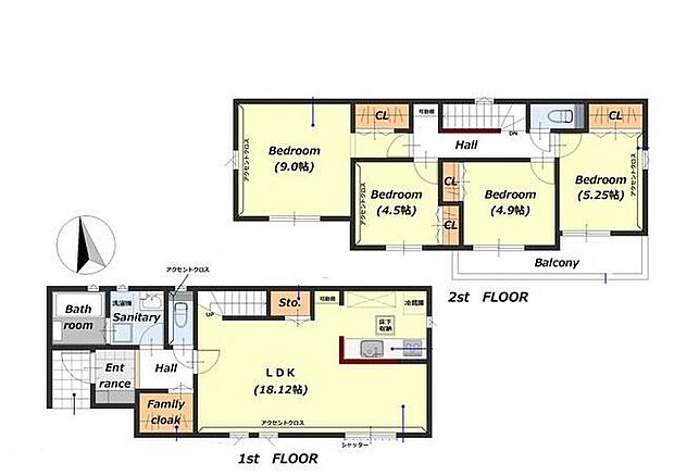 (1号棟)、価格5590万円、4LDK、土地面積117.68m2、建物面積102.26m2