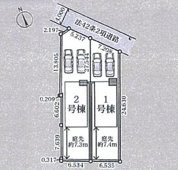 カースペースは2台分完備!
セカンドカーをお持ちの方や、来客時にも便利ですね☆
広いお庭では、家庭菜園やお子様のプールも楽しめそうですね♪