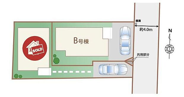 明るい南向きのお住まい!
駐車スペースも確保!
日当たりの良いお庭ではガーデニングも楽しめそうですね♪