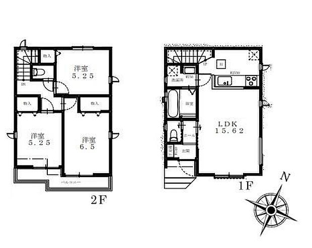 (A号棟)、価格4490万円、3LDK、土地面積78.36m2、建物面積76.59m2