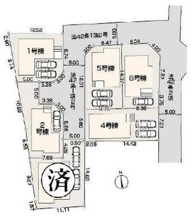 南向きの明るいお住まい◎
駐車スペースも確保しました♪
空いたスペースは自転車置き場にもオススメです♪