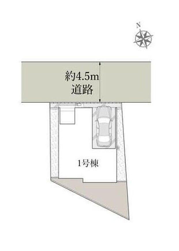 ビルトインガレージは、大切なお車を雨・風から守ります☆
日当たりの良いお庭は小さなお子様の遊ぶスペースにもピッタリですね◎