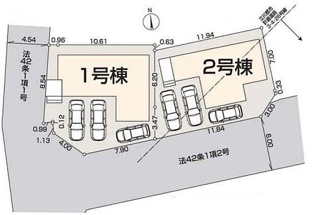 南向き・日当たり良好な角地◎
車種により3台分駐車可能☆
突然の来客時も焦らずにすみそうですね♪