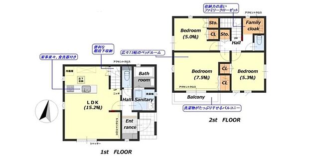 (1号棟)、価格5680万円、3LDK、土地面積111.62m2、建物面積83.01m2