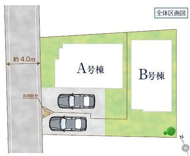 駐車スペースもしっかり確保♪
陽当たりの良いお庭では、ガーデニングや家庭菜園も楽しめそうですね♪