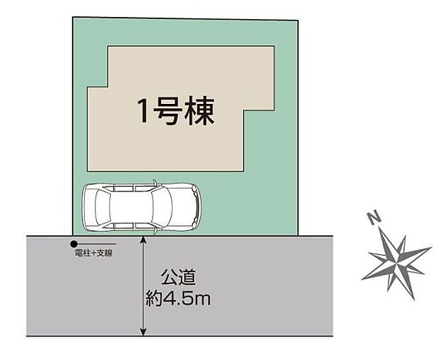 日当たり良好な立地◎
駐車スペースも確保しました☆