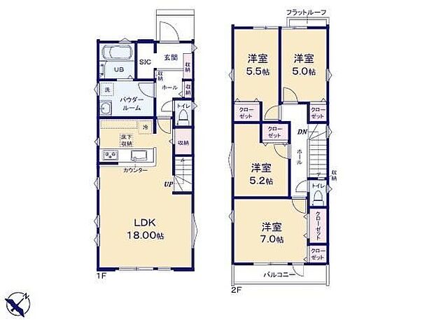 (1号棟)、価格6299万円、4LDK、土地面積148.79m2、建物面積101.43m2 