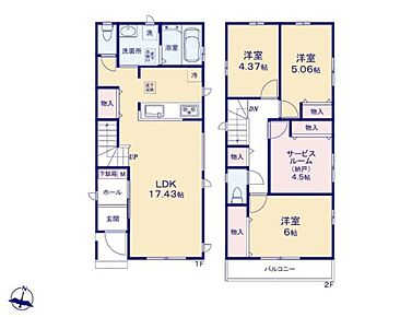 ◇水回りが集中しており、効率的でストレスのない家事動線♪
◇ご家族のコミュニケーションを育むリビングイン階段採用！
◇全居室収納スペース完備で、いつでもお部屋をすっきりとお使い頂けます♪ 