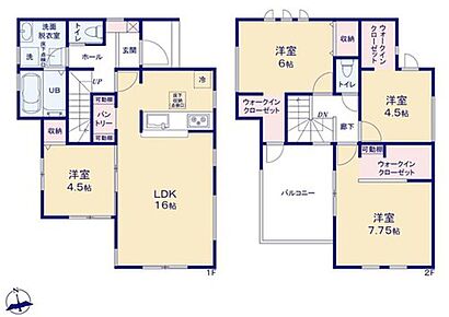 まとめ買いしても置き場所の心配いらずのパントリーを採用♪
家族が多いとすぐなくなってしまう水や食材をまとめ買いしても置き場所に困らないのはうれしいですね♪ 