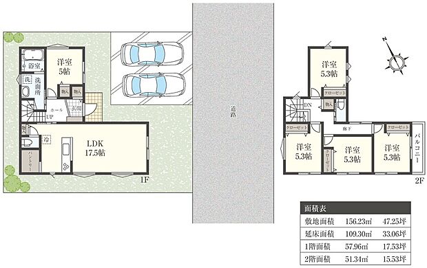 間取図

