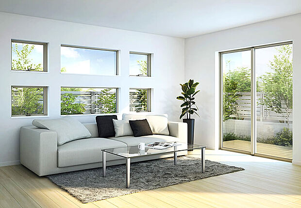 【サッシ】窓の室内側に、断熱性・防露性に優れた『樹脂』のメリットをプラスしたことにより高い断熱性能を実現。
窓周辺を外気の影響から守り、不快な結露の発生を減らし、健やかな室内環境を保ちます。

