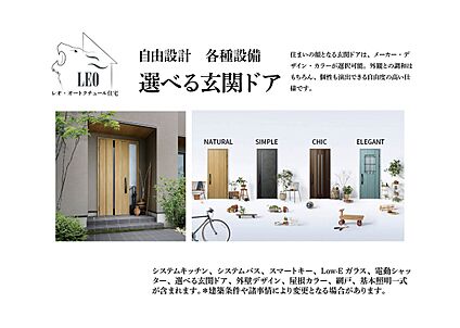 選べる玄関ドア