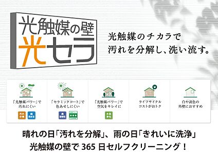 光触媒の壁「光セラ」