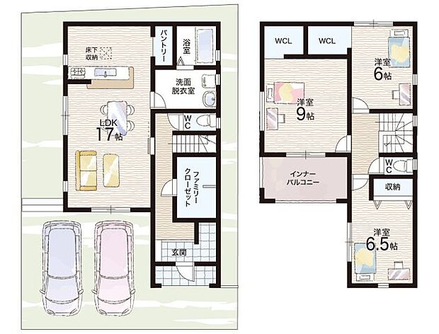 【3LDK】○志賀小学校・・・徒歩１３分 ○皇子山中学校・・・徒歩１３分