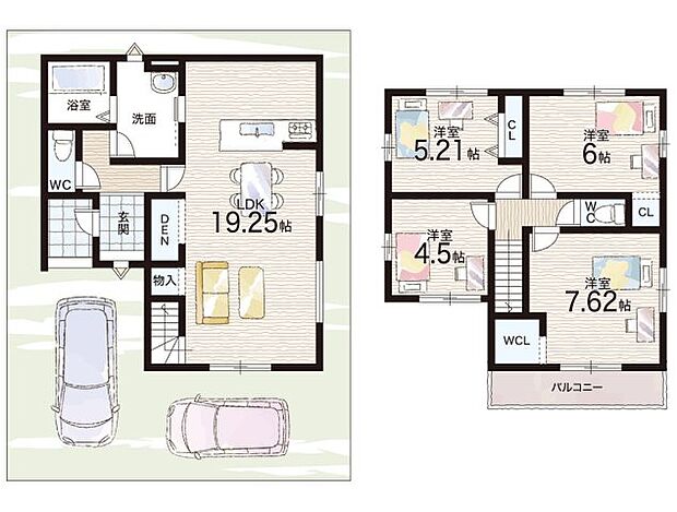 【4LDK】○寺田西小学校・・・徒歩5分 ○西城陽中学校・・・徒歩6分