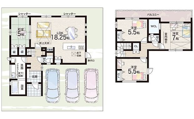 【4LDK】○岩倉北小学校・・・徒歩１３分 ○洛北中学校・・・徒歩１８分