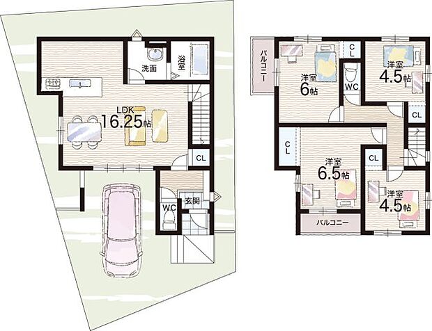 【4LDK】○百々小学校・・・徒歩10分 ○山科中学校・・・徒歩13分