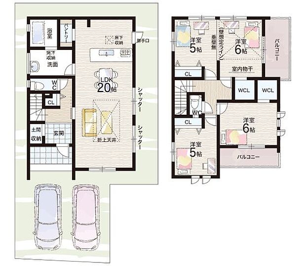 【3LDK】○大山崎小学校・・・徒歩5分 ○大山崎中学校・・・徒歩14分