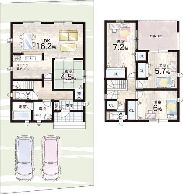 【4LDK】○橋本小学校・・・徒歩26分 ○男山第三中学校・・・徒歩37分