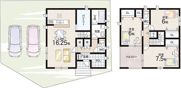 【4LDK】○橋本小学校・・・徒歩26分 ○男山第三中学校・・・徒歩37分