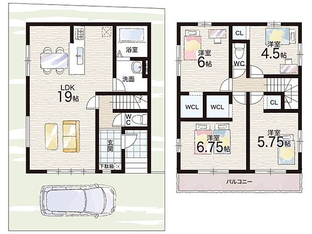 【4LDK】○瀬田東小学校・・・徒歩14分 ○瀬田北中学校・・・徒歩30分