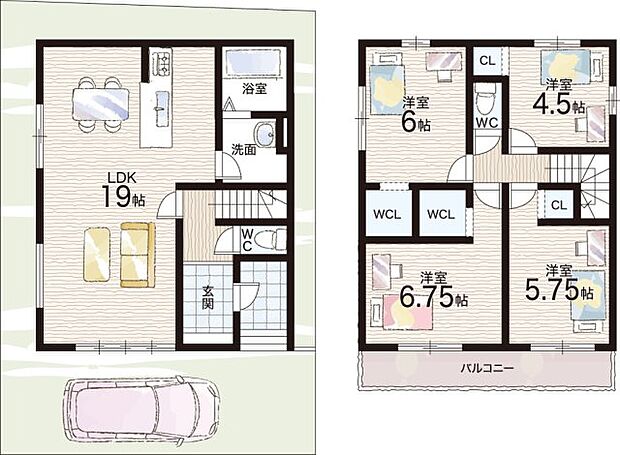 【4LDK】○瀬田東小学校・・・徒歩14分 ○瀬田北中学校・・・徒歩30分