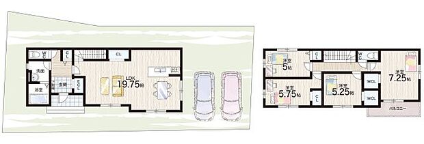 【4LDK】○嵐山東小学校・・・徒歩7分 ○松尾中学校・・・徒歩21分