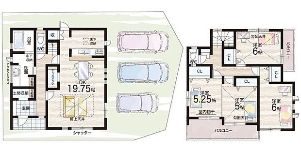 【3LDK】○雄琴小学校・・・徒歩24分 ○日吉中学校・・・徒歩50分