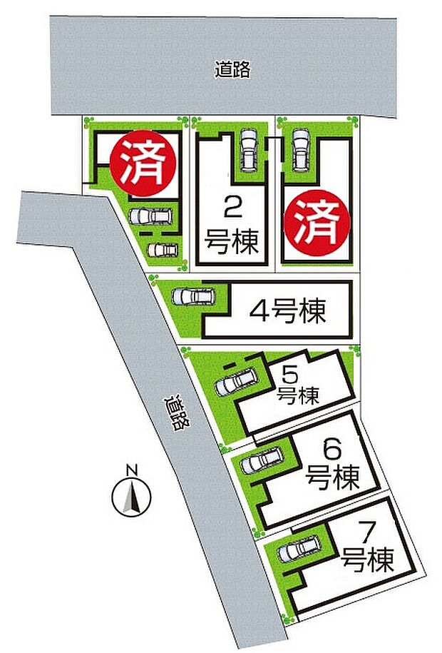 全7区画