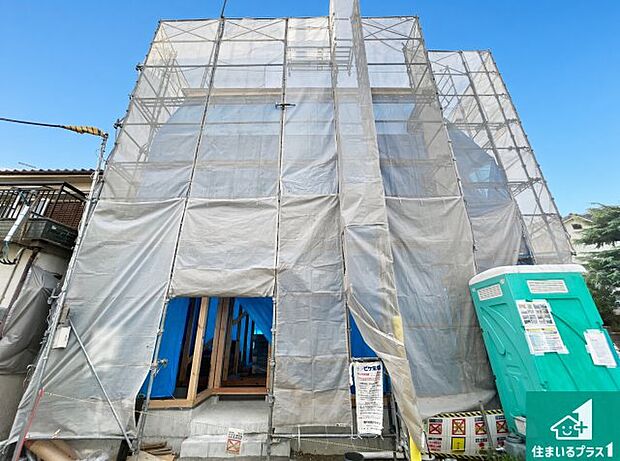現在の進捗状況です！順調に作業進行中、完成が待ち遠しいです！詳細の間取り等、お気軽にお問い合わせください！