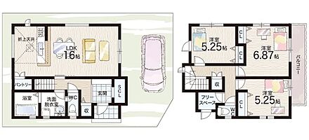 ○高鷲北小学校・・・徒歩13分 ○高鷲中学校・・・徒歩13分 