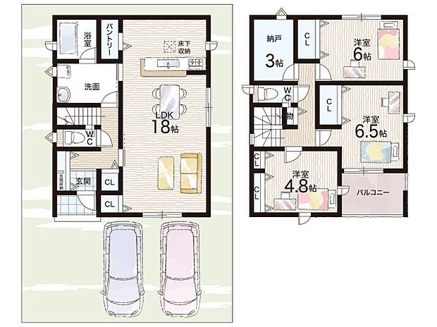 【4LDK】○宮小学校・・・徒歩１０分 ○日進中学校・・・徒歩１１分